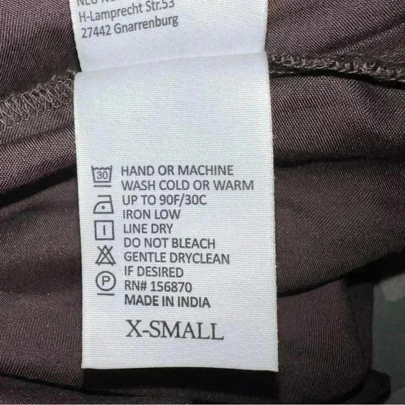 NEU NOMADS New York brown 100% Modal luxury joggers x-small - Picture 6 of 9